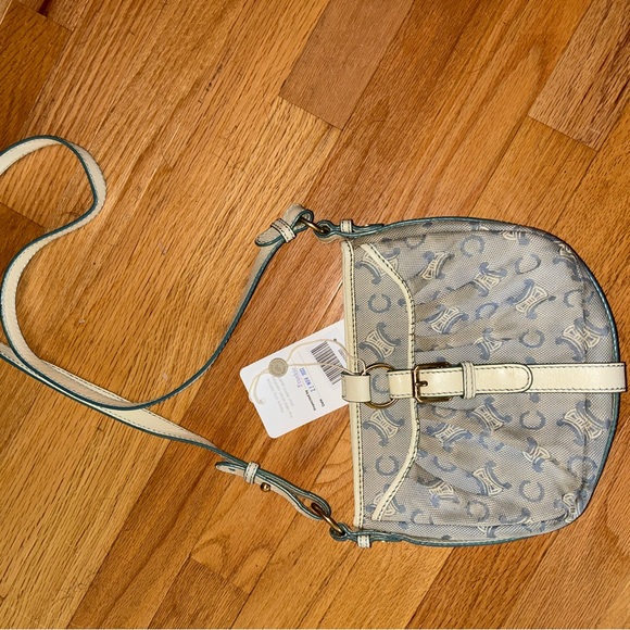 Authentic Celine bag Triomphe Vintage leather designer bag - Picture 2 of 11